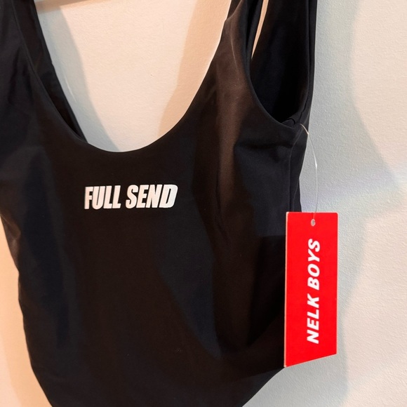 FULL SEND One Piece Black Bikini Swimwear size XS - Picture 4 of 4